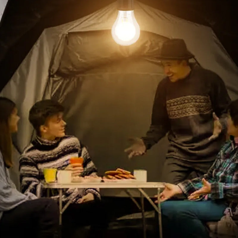 2023 Uusi Outdoor Camping roikkuu C-tyypin lataus Retrolamppu valo