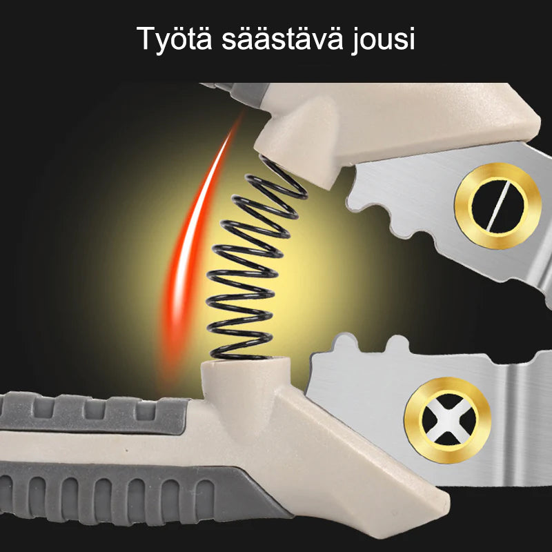 Monitoimiset johtojen kuorintapihdit