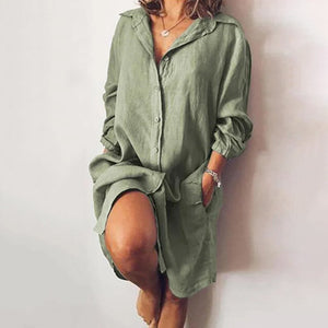 Naisten Pitkä Puuvilla Pusero