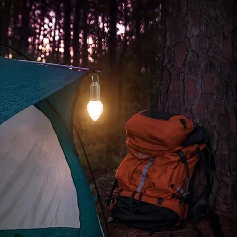 2023 Uusi Outdoor Camping roikkuu C-tyypin lataus Retrolamppu valo
