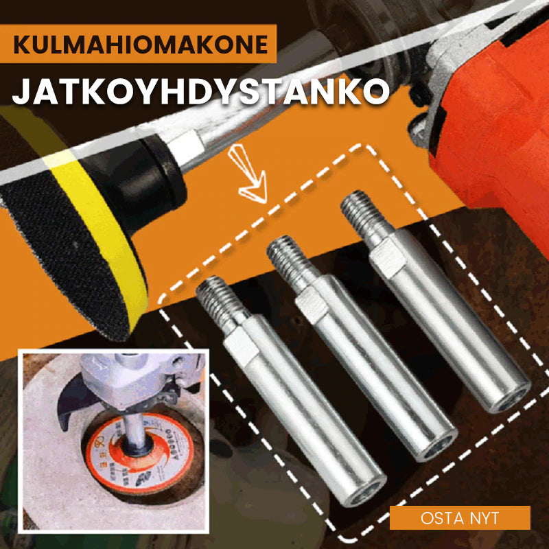 Kulmahiomakoneen jatkeen yhdystanko.