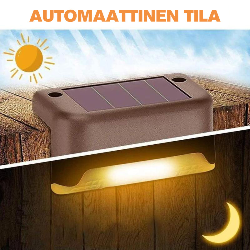 Aurinkoenergialla Toimivat Vedenpitävät Ulkovalot