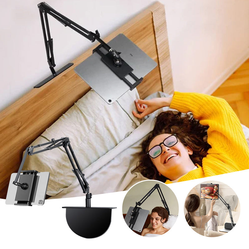 Sänkyyn kiinnitettävä puhelin/tablettiteline