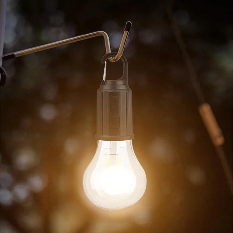2023 Uusi Outdoor Camping roikkuu C-tyypin lataus Retrolamppu valo
