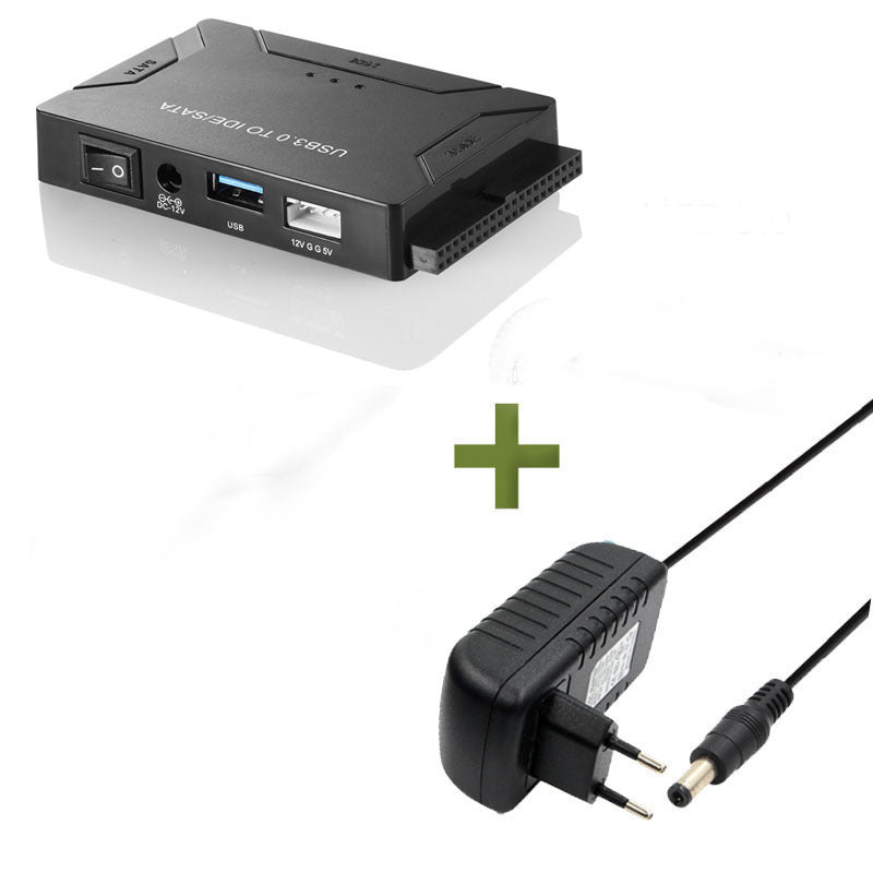 USB 3.0 ja IDE & SATA ulkoinen kiintolevy muunnin