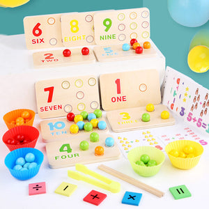 Värikkäät helmet - Kognitiivinen Montessori -opetuspeli