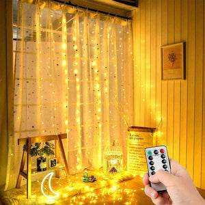 Koristevalot verhoihin, 120 LED