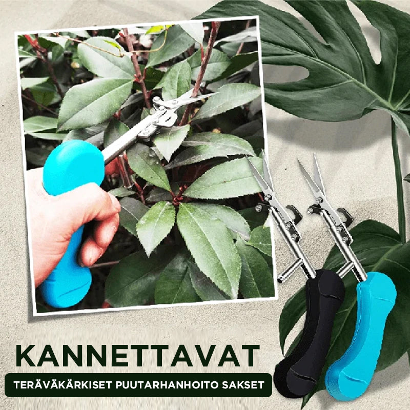 Teräväkärkiset puutarhasakset
