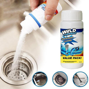 Tehokas pesualtaan ja viemärin puhdistusaine