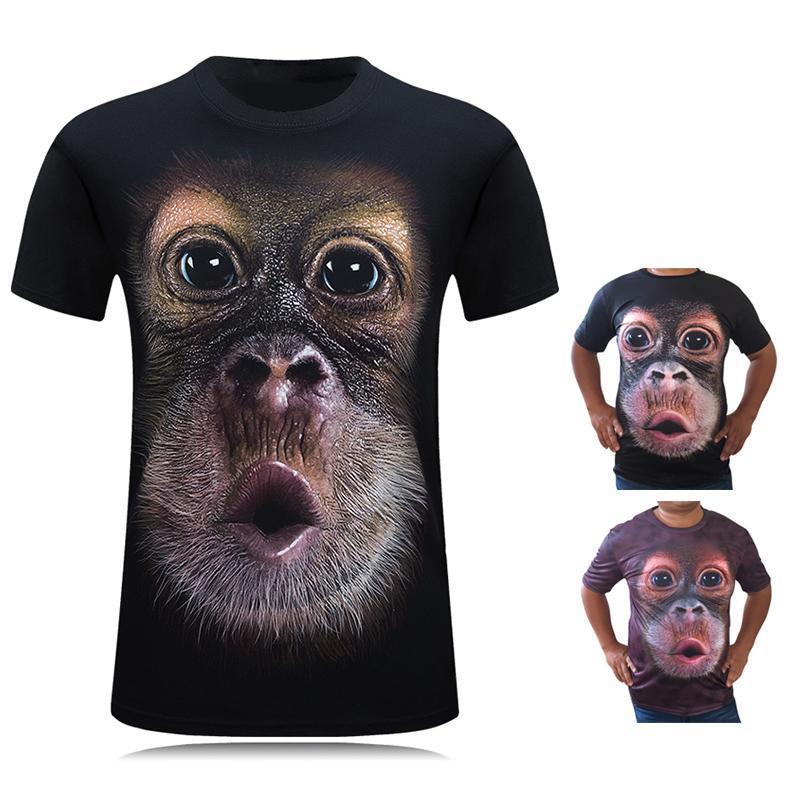 Hauska Gorilla 3D T-paita