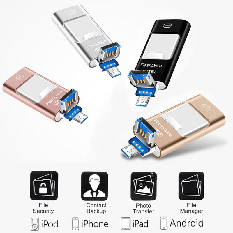 USB-muistitikku iPhonelle, iPadille ja Androidille