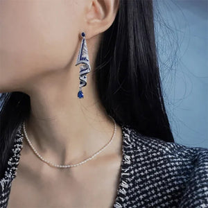 Vintage Silkki-tutti korvakoruja