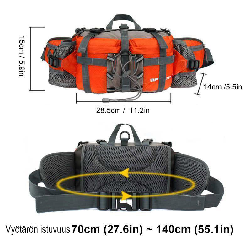 Vyölaukku retkeilyyn