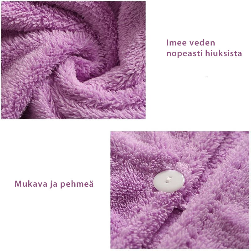 Hiustenkuivaajahattu, mikrokuitua