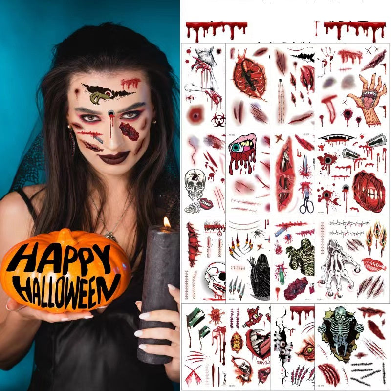 Halloween -aiheiset tarratatuoinnit