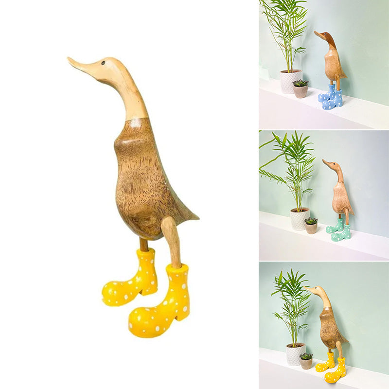Käsin veistetty ankkakoriste