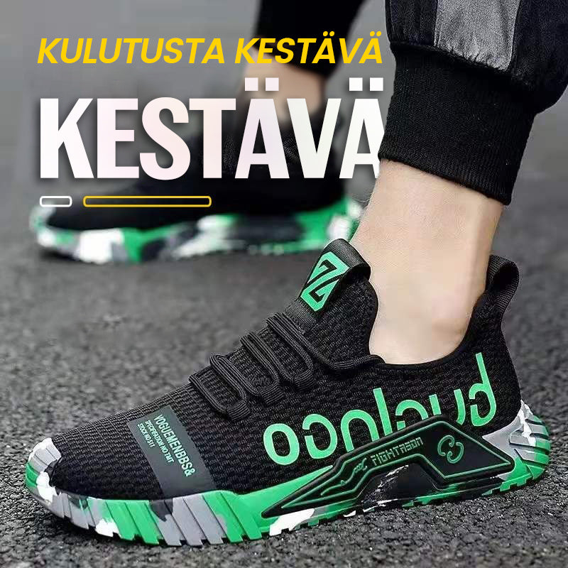 Teräskärjelliset hengittävät kevyet lenkkarit