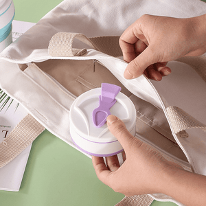 Kokoontaitettava silikoninen termosmuki