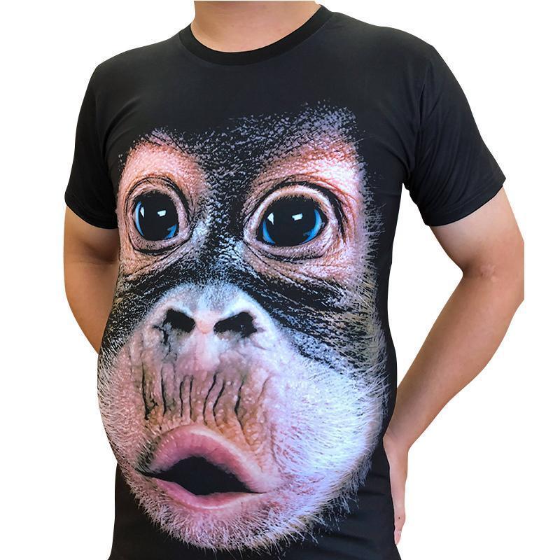 Hauska Gorilla 3D T-paita