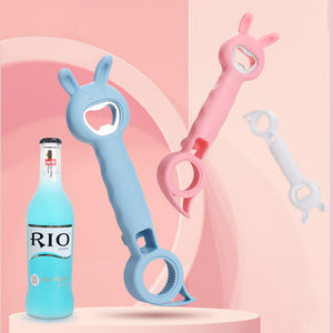 Söpö pullon- ja tölkinavaaja