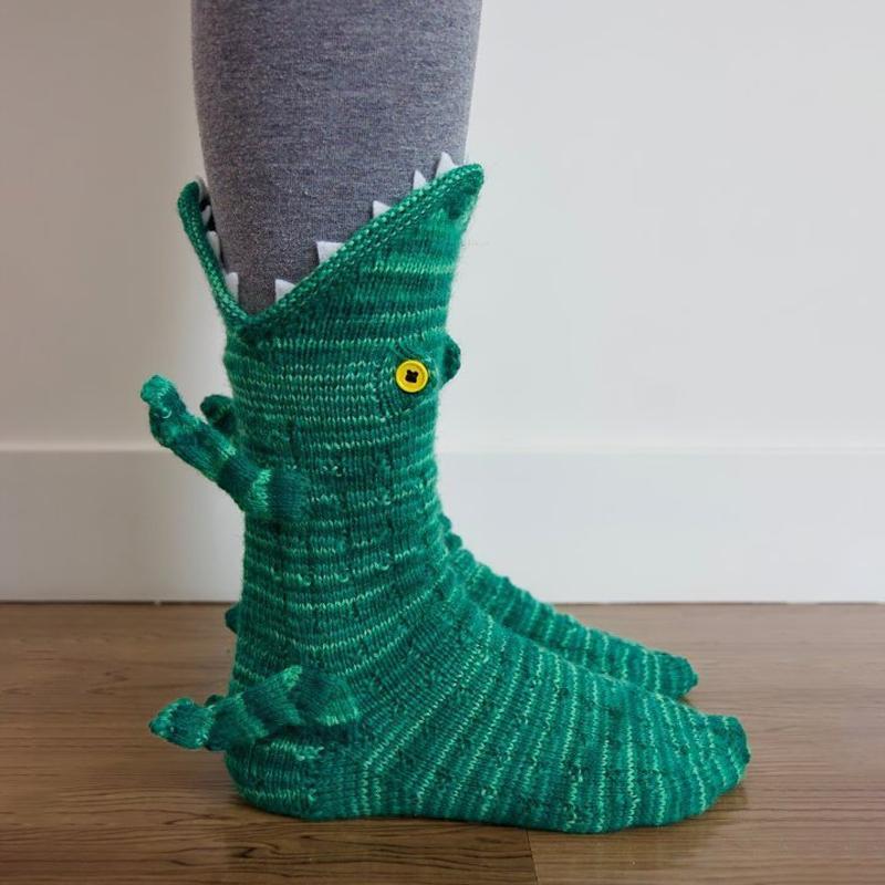 Neulesukat, 4 eläinhahmoa, Unisex
