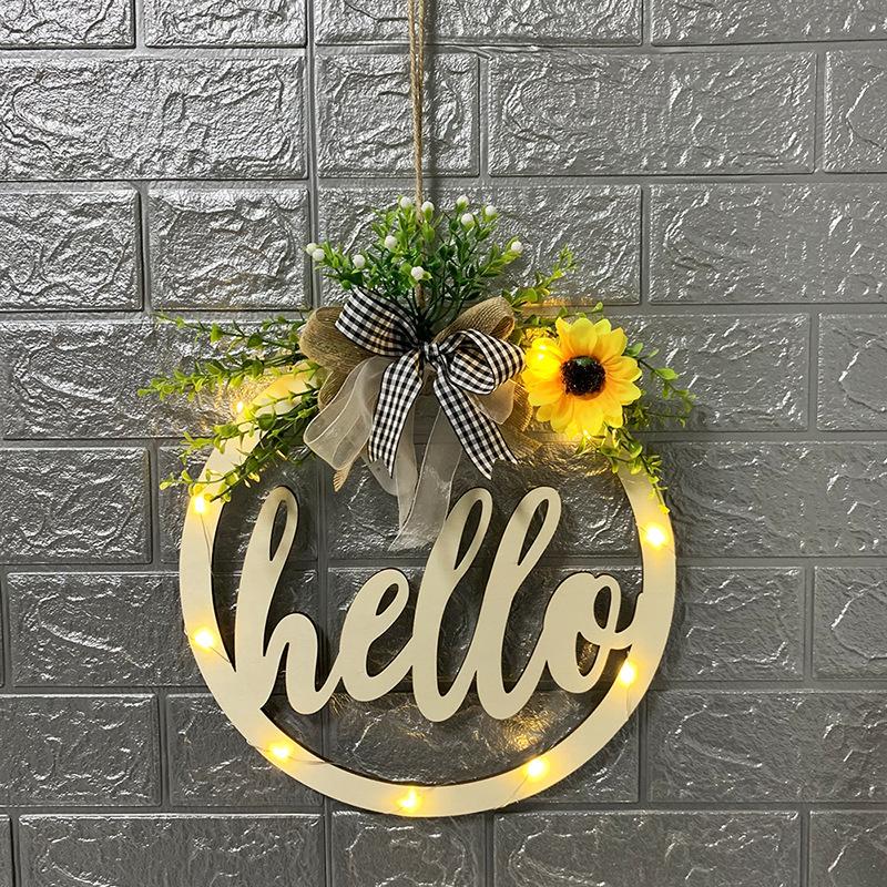 Seppelekoriste "Tervetuloa" tai "Hello" 💐