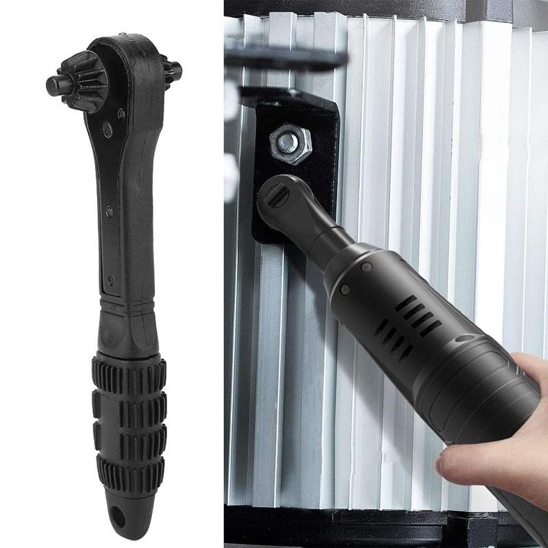 Porakoneen istukka-avain, 2-in-1-räikkämalli