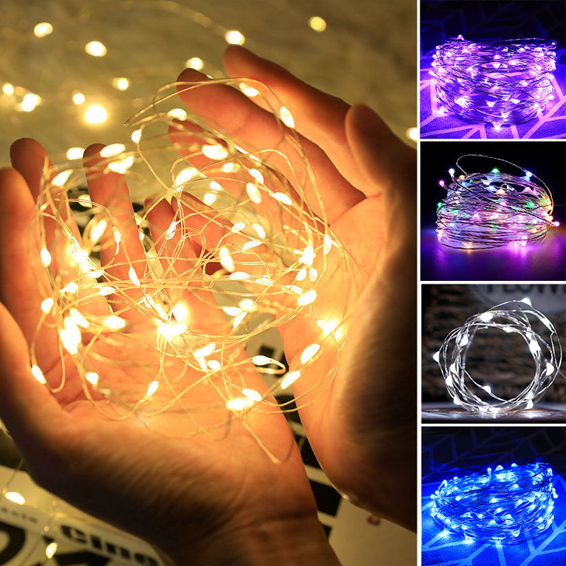 Kaukosäädettävä LED valolanka USB