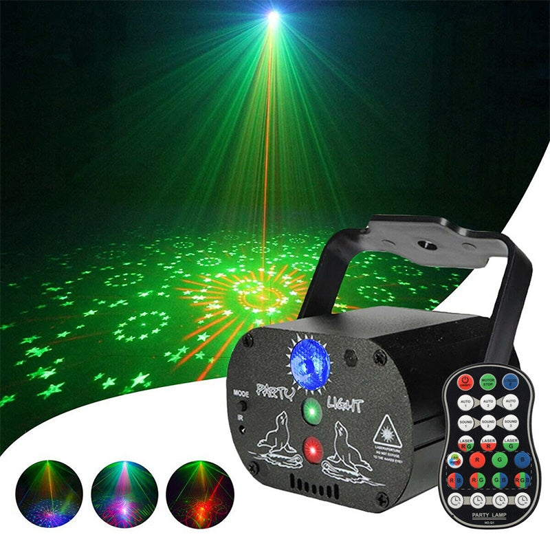 LED näyttämö laservalot