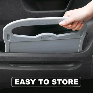 Monitoiminen auton ohjauspyörän teline.