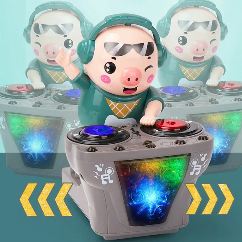 DJ Swinging Piggy Toy