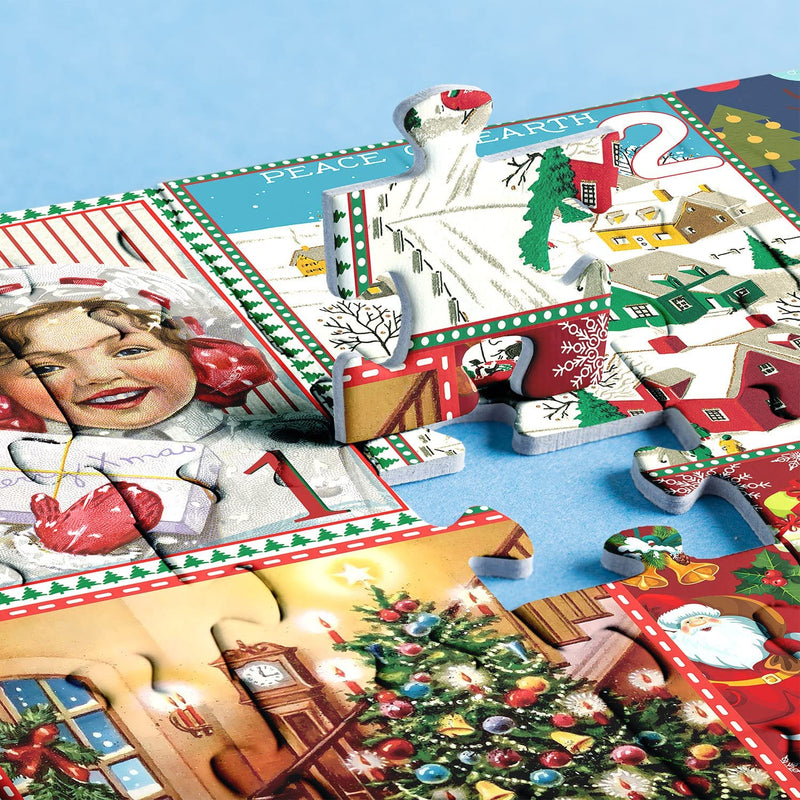 Joulun adventtikalenteri palapeli 1000kpl