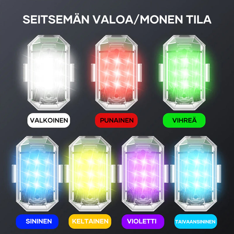 Kirkas langaton LED-strobovalo