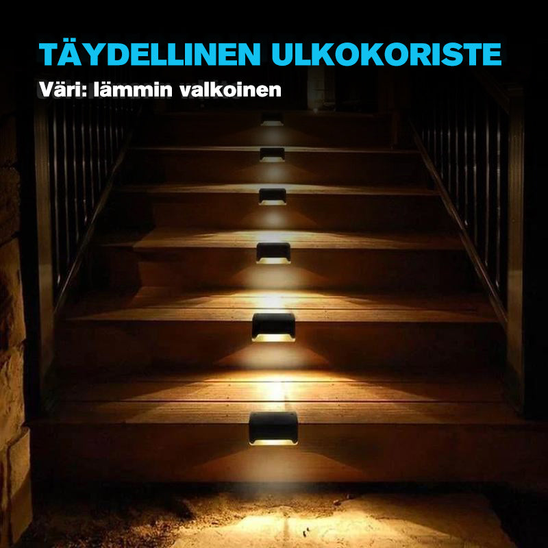 Aurinkoenergialla Toimivat Vedenpitävät Ulkovalot