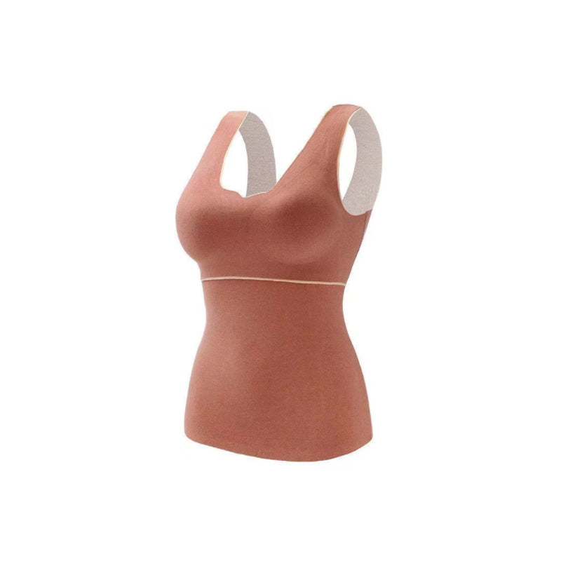 Ohut saumaton fleece alusvaateliivi