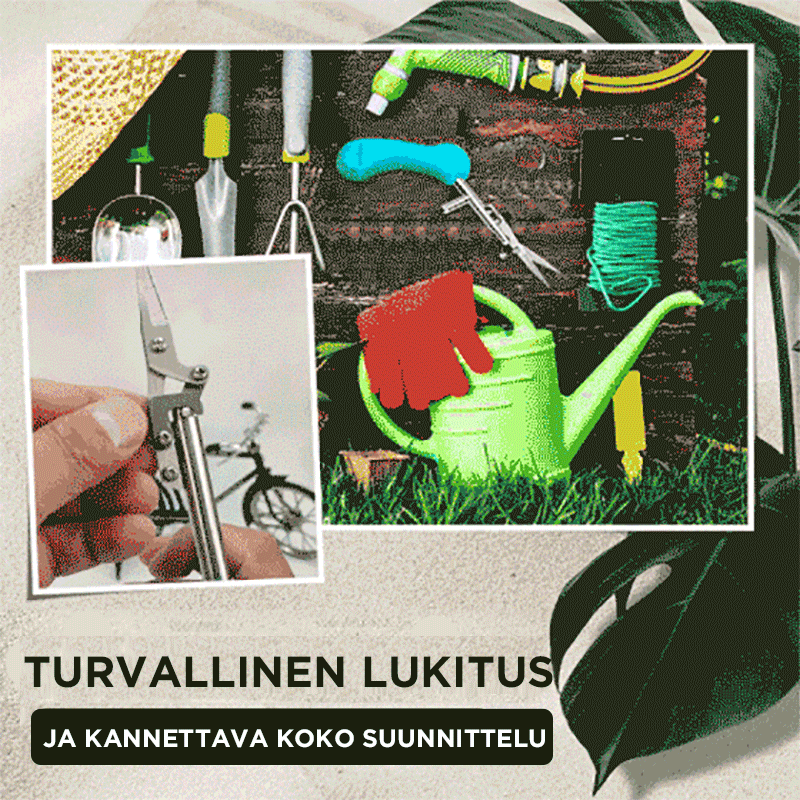 Teräväkärkiset puutarhasakset