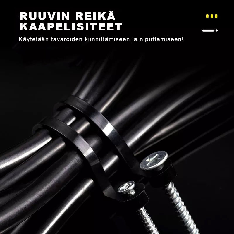 Ruuvireikäiset Kaapelinsiteet