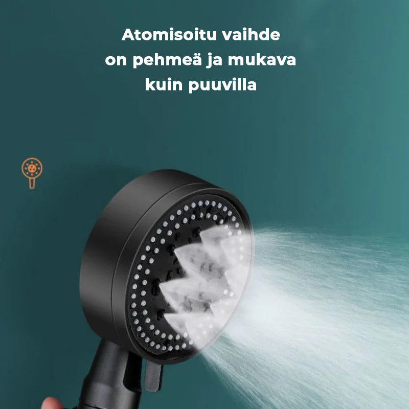 Erittäin tehokas suihkupää
