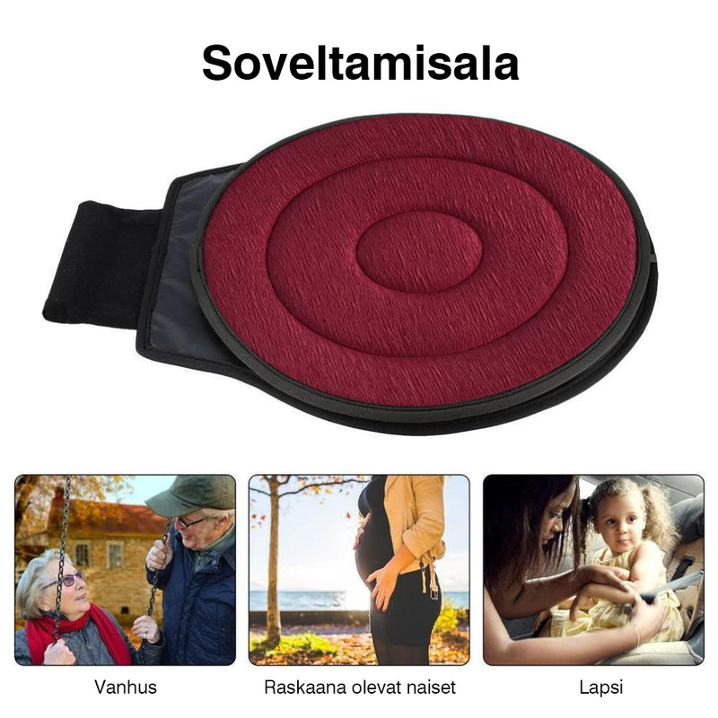 360° kääntyvä istuintyyny