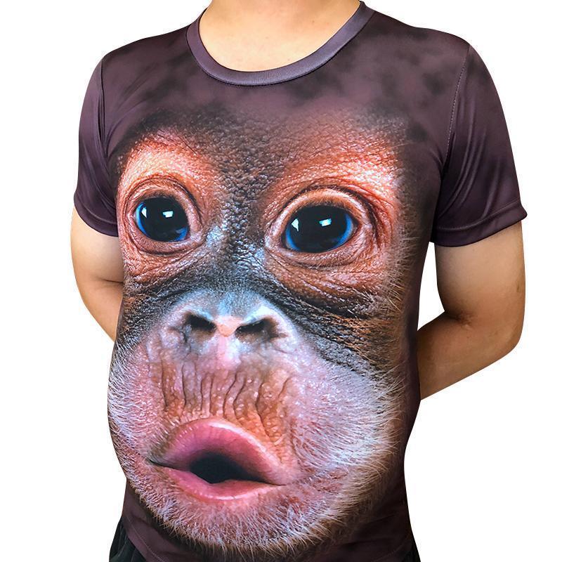 Hauska Gorilla 3D T-paita