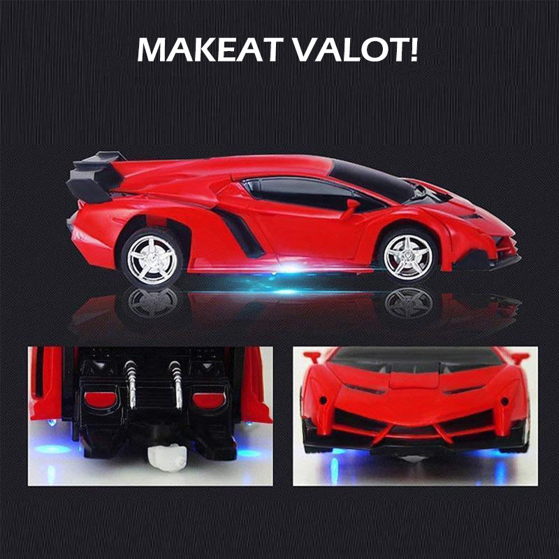 Kauko-ohjattava, muuntuva robottiauto