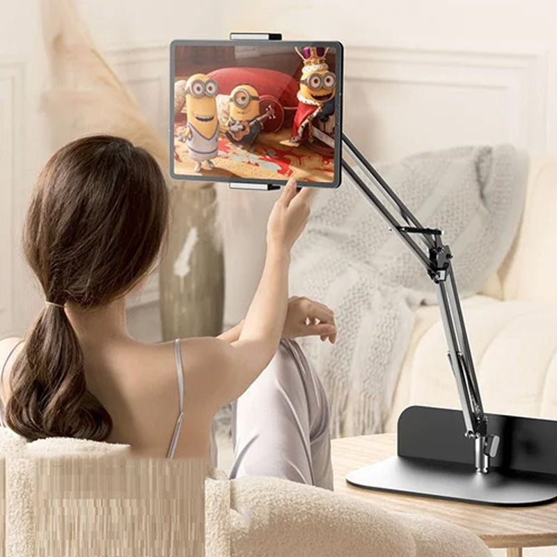 Sänkyyn kiinnitettävä puhelin/tablettiteline