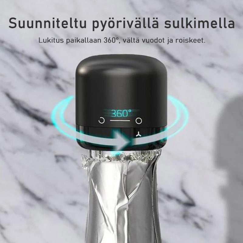 Uudelleenkäytetävä pullonkorkki