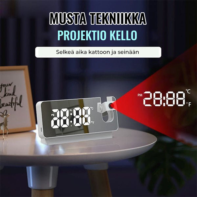 Älykäs digitaalinen projektiokello