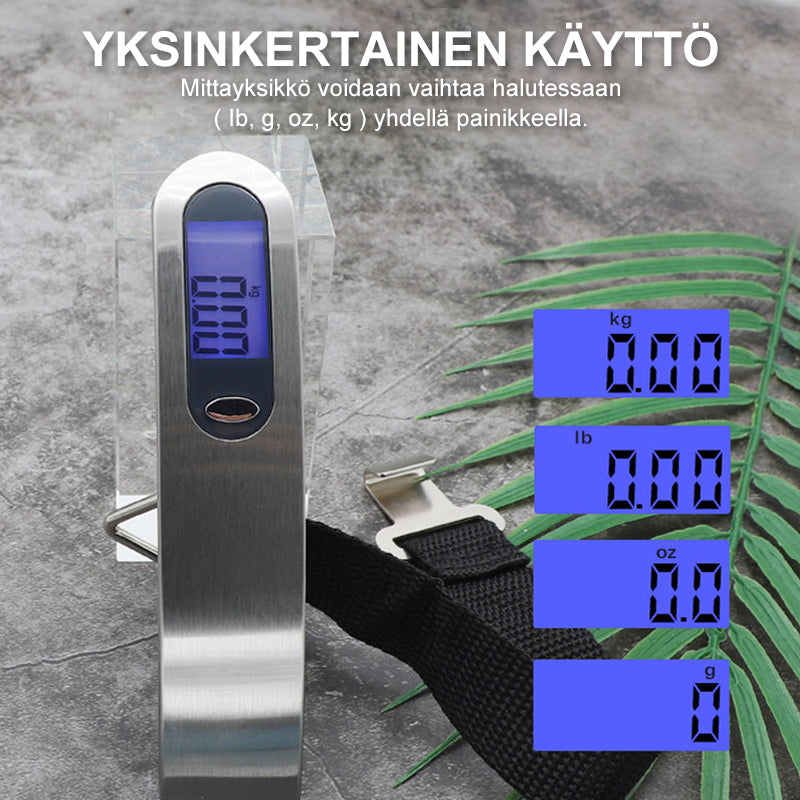 Kannettava elektroninen koukkuvaaka