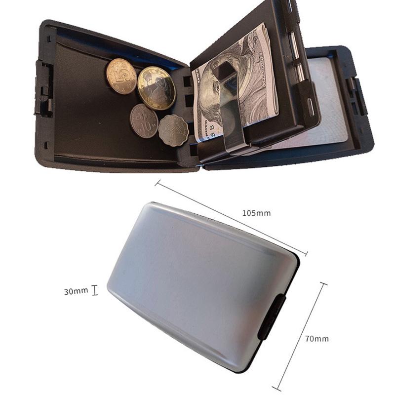 RFID-suojattu lompakko (kovakantinen malli)