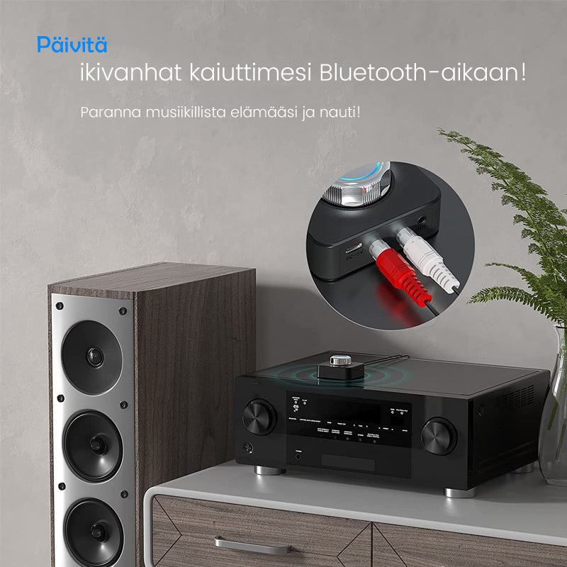 Bluetooth 5.0 Audio RCA-vastaanotin
