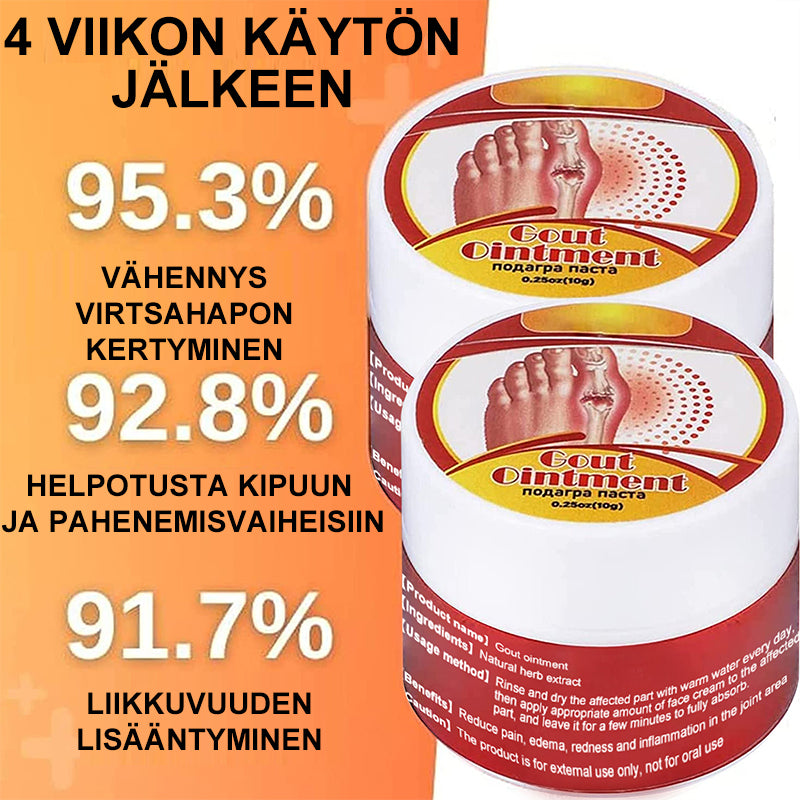 Vaivasenluun rauhoittava ja kipua lievittävä voide