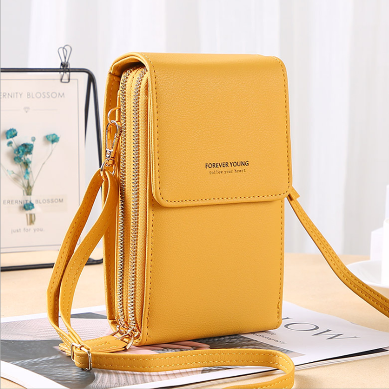 Crossbody kosketusnäyttö puhelinlaukku