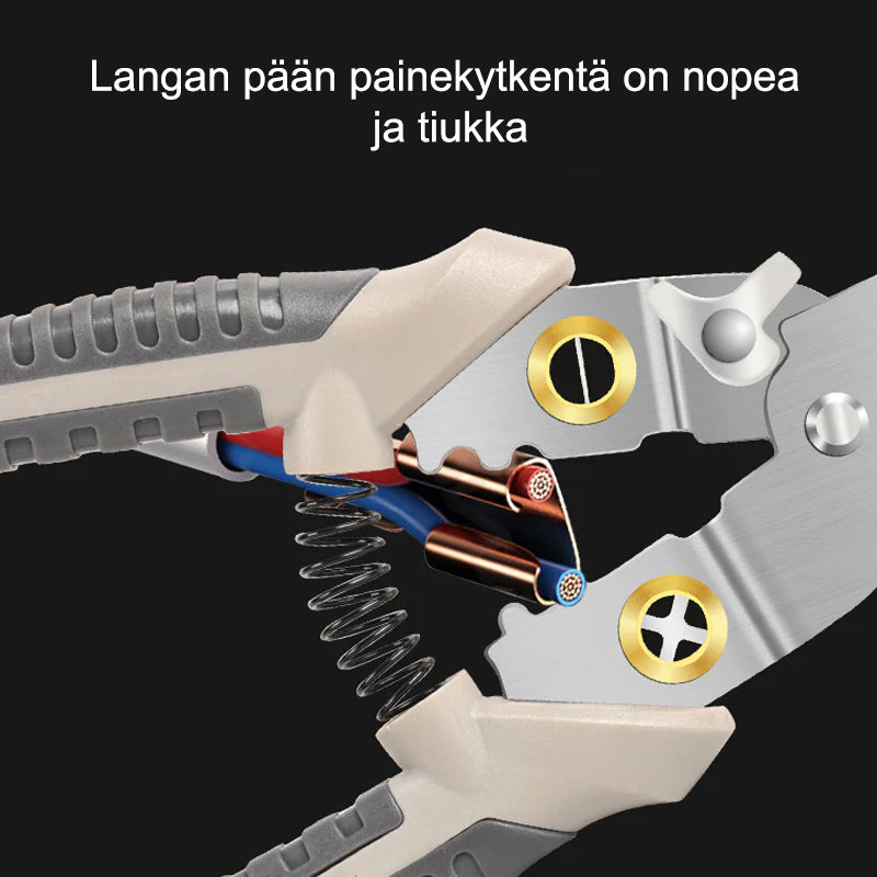 Monitoimiset johtojen kuorintapihdit